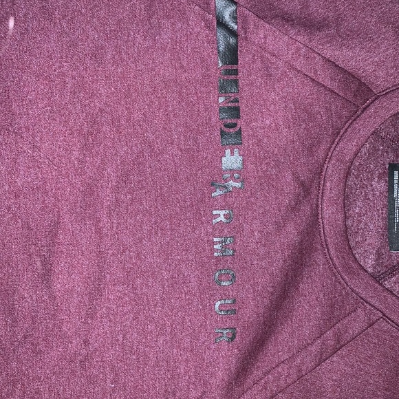 Maroon Under Armour Crewneck Sweatshirt - Picture 2 of 3